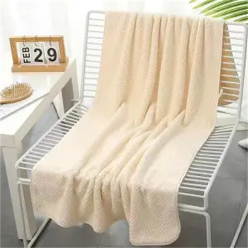 Πετσέτες μπάνιου Wzzjkit Cotton 28x55in, πολύ μεγάλες, απαλές και απορροφητικές, ριγέ 2