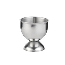 4Pcs Stainless Steel Egg Cups Set, Durable Boiled Egg Holder Stand for Breakfast Display