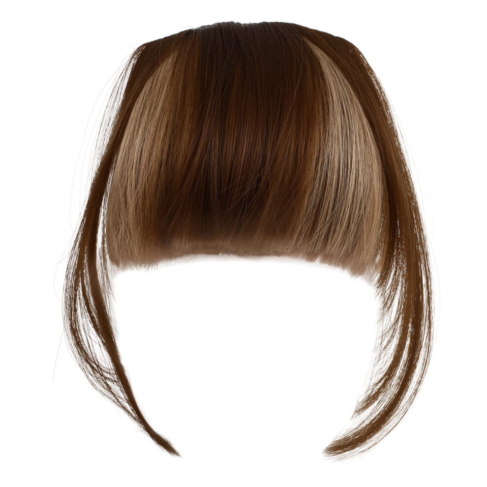 Clip in Human Hair Bangs for Women Natural Fringe Extensions Lightweight Multi Color Options