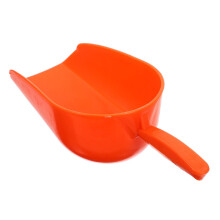 Livestock Feed Scoop Large Plastic Shovel with Ergonomic Grip for Poultry Farm and Garden Use