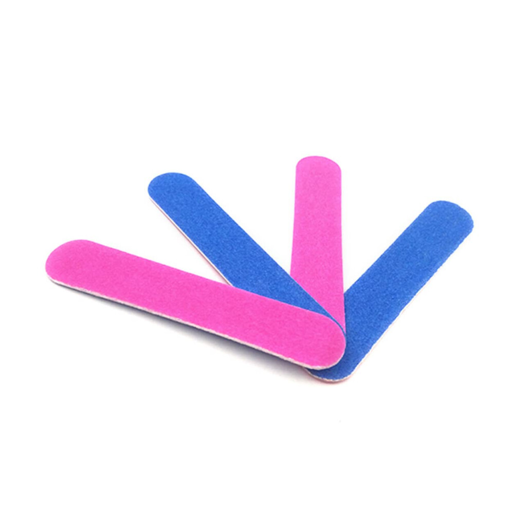 200pcs Double Sided Nail Buffer Block and Disposable Nail Files Set for Manicure Bulk Use