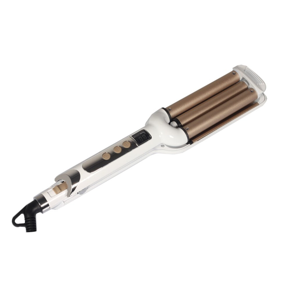 Ceramic Hair Curling Iron with LCD Display, Fast Heat Up, Professional Salon Wave Styler