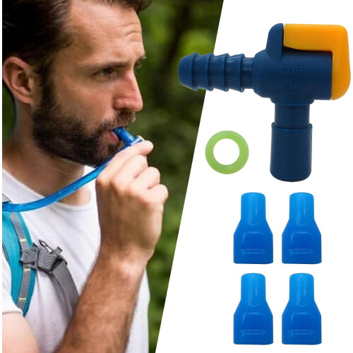 Hydration Pack Bite Valve Replacement Leakproof Tube Nozzle for Backpacking Cycling Hunting 1