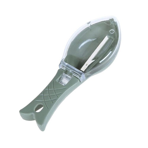 Fish Scaler Scraper with Safe Plastic Material, Compact and Efficient Fish Scale Collector for Outdoor Enthusiasts