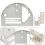 Heavy Duty Metal Feed Dog Replacement Sewing Machine Accessory Durable Construction Compatibility Easy Installation Efficient Fabric Feeding Improved 5