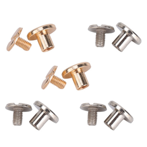 High Quality Brass Rivets For Bookbinding, Solid Round Head Button Studs With Exquisite Workmanship And Wide Application In Leather Crafts (200 Set) 1