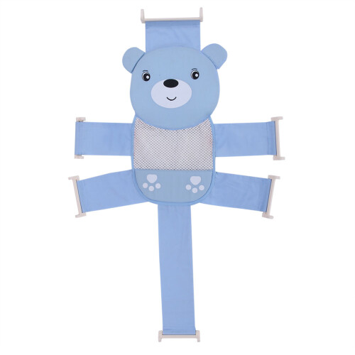 Adjustable Baby Bath Support Mesh Sling, Solid and Adjustable Bathtub Shower Net for Infants