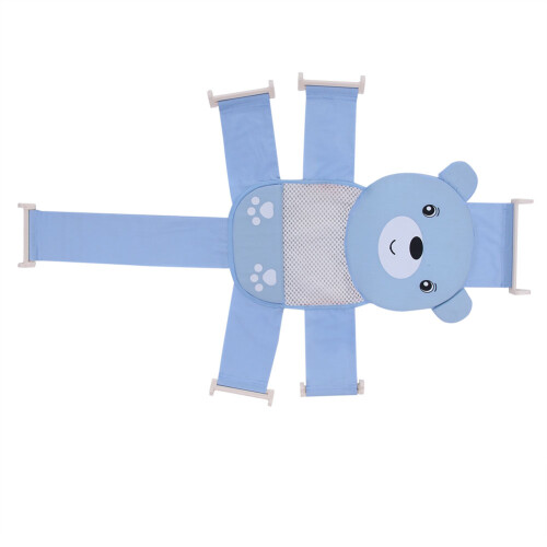 Adjustable Baby Bath Support Mesh Sling, Solid and Adjustable Bathtub Shower Net for Infants 2