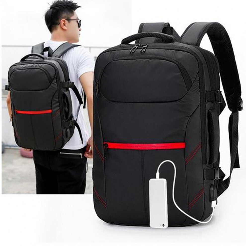 Qisiwole Multifunctional Laptop Backpacks Business Backpack Men's Large Capacity Usb Charging Computer Bag Deals 9164030444829