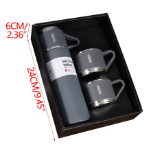Wmkox8yii Edelstahl-Vakuumflaschen-Thermosbecher-Geschenkset, Kaffee- und Teebecher, 500 ml Reisebecher, Trinkbecher fürs Auto