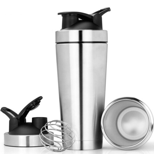 26oz Extra Large Shaker Cup Μονωμένο μπουκάλι νερού από ανοξείδωτο ατσάλι με σύρμα χτυπήματος 1