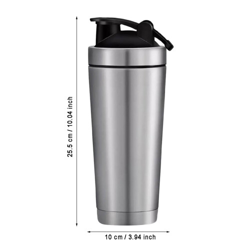 26oz Extra Large Shaker Cup Μονωμένο μπουκάλι νερού από ανοξείδωτο ατσάλι με σύρμα χτυπήματος 2
