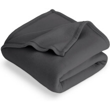 AAZZ Polar Fleece Blanket - King, Grey - Warm & Cozy Premium Blanket for Bed, Sofa, Camping, Travel - Lightweight