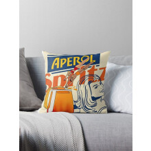 Fodere per cuscini decorativi con stampa artistica AIVO Aperol Spritz, fodere per cuscini per divano, pollici, due lati