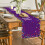 Sm: )e Happy Birthday Polka Dot Purple Table Runner13x90Inch 6