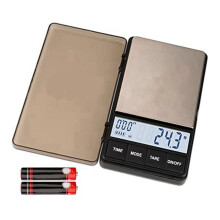 Balance à expresso compacte 1000 g x 0,1 g, écran LCD rétroéclairé, 2 piles incluses