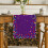 Sm: )e Happy Birthday Polka Dot Purple Table Runner13x90Inch 3