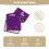 Sm: )e Happy Birthday Polka Dot Purple Table Runner13x90Inch 4