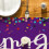 Sm: )e Happy Birthday Polka Dot Purple Table Runner13x90Inch 5