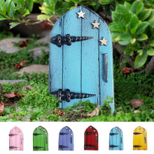 Mini Ușă de Zână pentru Copaci și Grădină - Compatibilă cu Decorațiuni Exterioare în Curte, 10,9 cm, 1 Buc/6 Bucăți