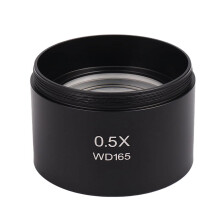 Lionsa Cuspóir Cúnta Micreascóp Steirió WD165 0.5X Lionsa Barlow le Snáithe Gléasta 1-7/8 Orlach (M48Mm)