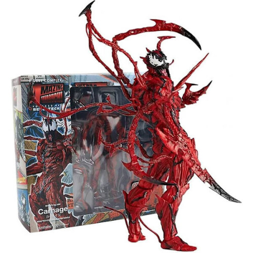 Red Venom legetøj, 7 tommer, actionfigur, samlerstatue legetøj til børn og voksne.