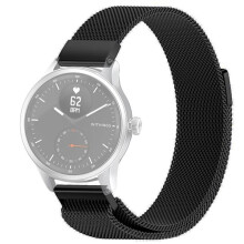 SKALO Milanese Loop för Withings ScanWatch 42mm - Fler färger Svart