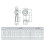 Rotule à filetage mâle métrique Sunjoy Tech1Pc M6/M8/M10 6