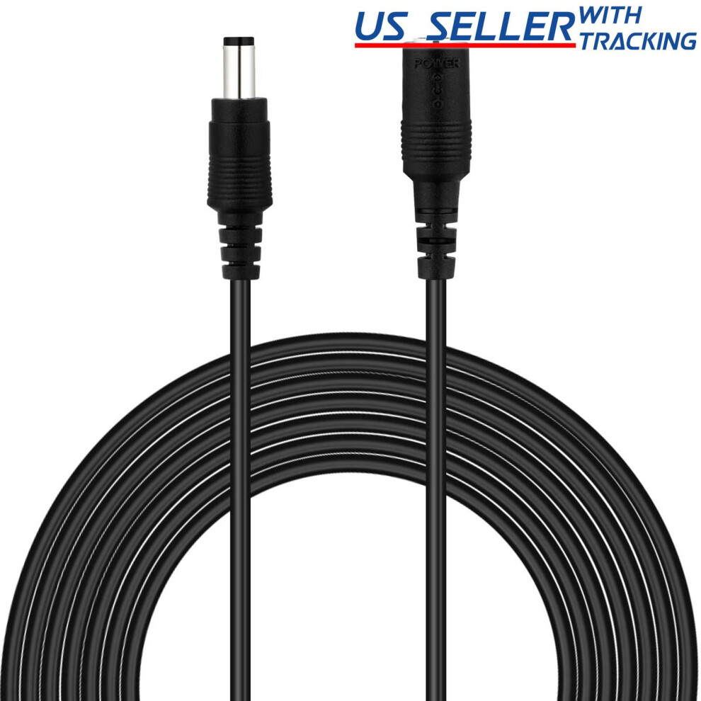 Dc Power Extension Cable 5.5Mm X 2.1Mm Male Female Cord 18Awg 12V 24V 10A 9164030841482