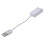 4 stuks 3,5 mm microfoon-koptelefoonaansluiting USB 2.0 geluidskaart luidspreker audioadapter wit 3