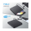 Eksternt DVD CD-drev Ekstern CD-ROM-brænder DVD CD-ROM Dobbelt interface Type-C USB CD-brænder Drevfri læse- og skrivebrænder 3