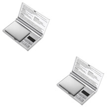 Lot de 2 mini balances électroniques portables numériques