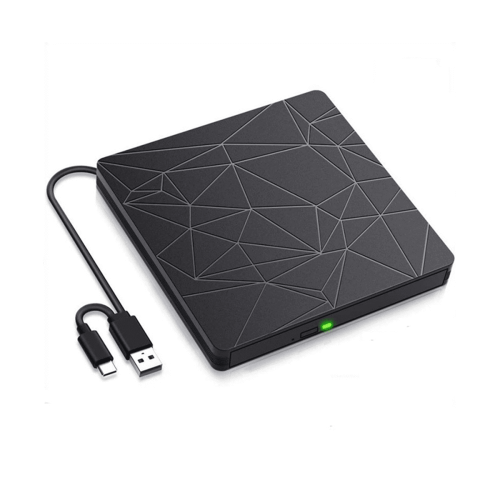 External DVD CD Drive External CD-ROM Burner DVD CD-ROM Dual Interface Type-C USB CD Burner Drive-Free Read-Write Burner 1