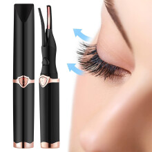 Opruiming TOFOTL Verwarmde Wimperkruller Verwarmde Wimperkruller USB Oplaadbaar voor Snel en Natuurlijk Krullen