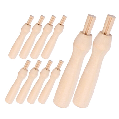 Multi-function Felting Tools Needle Wool Needles Handle Multifunction Wooden 15 Pcs