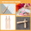 Multi-function Felting Tools Needle Wool Needles Handle Multifunction Wooden 15 Pcs 2