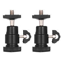 Mini Ball2Pack vakupapucs-adapterrel, 360-ban forgatható gömbfejjel DSLR-hez, videokamerához, vakuhoz, lámpaállványhoz és háromlábú