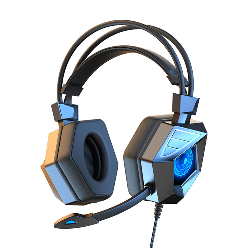 Kiplyki Wholesale Around-Ear Bass Gaming Headset Surround Sound Headphones With Noise Cancelling Microphone With Lights 9164030002142