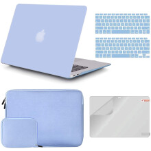 iCo Case compatibel met MacBook Air 13 inch (2020 2019 2018 A2337M1/A2179/A1932) met Touch ID, harde hoes.