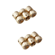 Lot de 6 raccords rapides pour tuyaux en cuivre avec joint pour tuyau d'eau