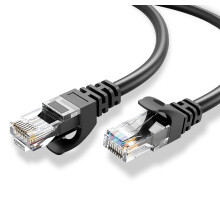 Cat6 Ethernet-kabel til gaming, sort, 9,5 m LAN-netværkspatchkabel - højhastighedsinternetkabel