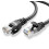 Καλώδιο Ethernet Cat6 για παιχνίδια, μαύρο, καλώδιο patch δικτύου LAN 35ft - καλώδιο υψηλής 1