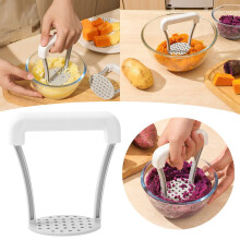 Presse-purée multifonction VALSEEL, compatible avec l'ail, le potiron et les purées pour bébé - Ustensile et accessoire de cuisine