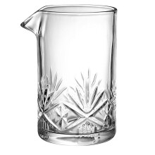 Pichet à cocktails en verre 700 ml avec fond mélangeur et bec verseur pour eau, sangria et cocktails