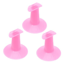 Nail Art Finger Rest Stand Set of 3 with Stable Support for Salon Acrylic and Gel Practice
