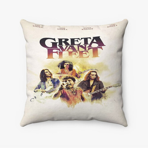 AIVO greta van fleet Προσαρμοσμένη Μαξιλαροθήκη Εξατομικευμένη Τετράγωνη Μαξιλαροθήκη
