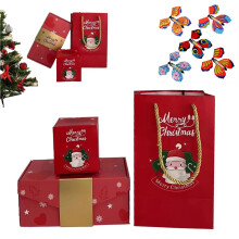 Liquidation de Noël ! Coffret cadeau surprise Zeceouar, enveloppe rouge rebondissante pour femmes, hommes et enfants - Lot de 10 (rouge)