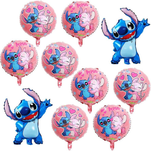 Μπαλόνια για πάρτι Lilo and Stitch Στολή πάρτι με μπαλόνια αλουμινίου Stitch Διακοσμητικά 2