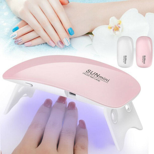 1/2/3/4/5 Μικρή λάμπα νυχιών Gel UV LED, φορητή USB, στεγνωτήρας νυχιών με φως Gel UV, λάμπα
