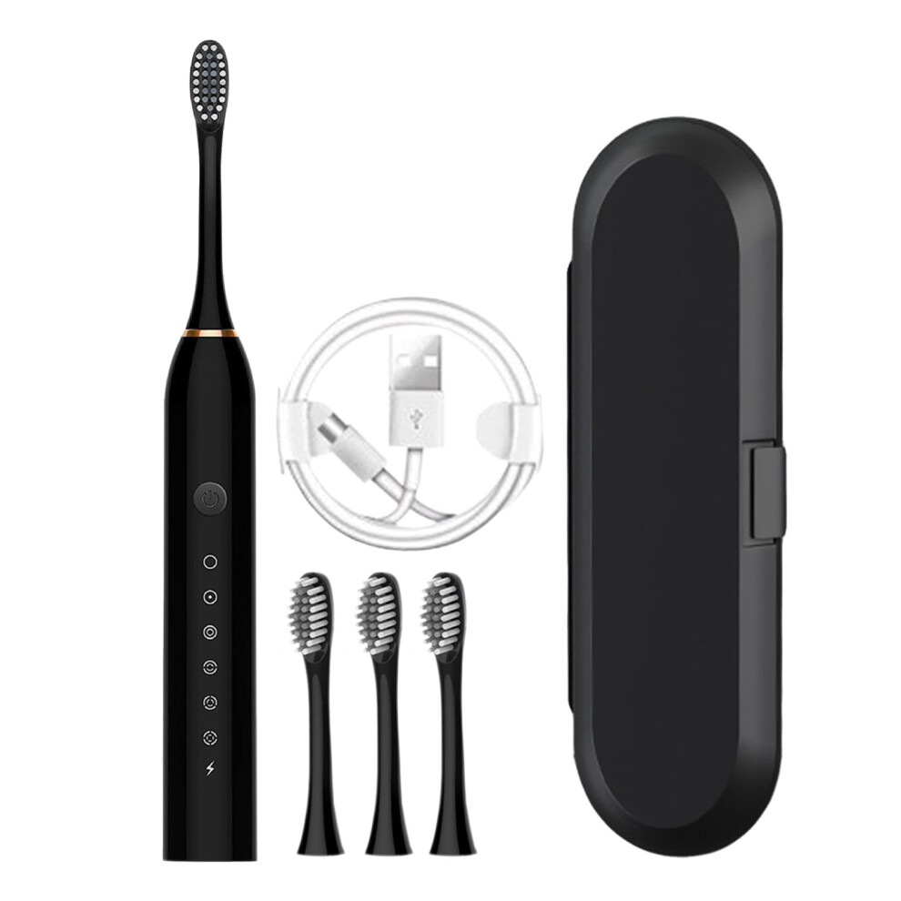 Tahtuvzn Toothbrush with 4 Heads, 6 Modes, IPX7 Waterproof, Brush Box & Gift Set - Compatible with Tahtuvzn